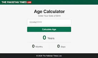 Free Age Calculator: