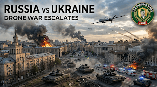 Russia Ukraine Drone and Missile Attacks Kill 9 in Latest Exchange