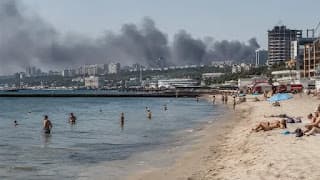 How Ukraine's Famous Black Sea Resort Balances Beaches and Russian Missile Threats