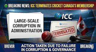 ICC Terminates Cricket Canada’s Membership Over Corruption & Governance Failure