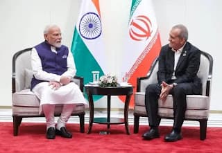 SCO Summit: Iran's President Meets Pakistani, Indian Leaders