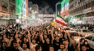 ایران کا تاریخی جوابی حملہ: تہران کی سڑکوں پر ‘اللہ اکبر’ کی گونج، عوام میں بے مثال جوش