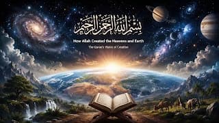 How Allah Created Heavens and Earth in Islam.