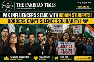 Pakistani Influencers Show Solidarity With Indian Student Protesters
