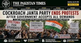 Cockroach Janta Party Ends Protests, Government Accepts All Demands