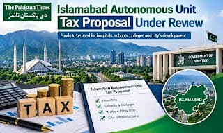 Islamabad Autonomous Unit Tax Proposal Under Review