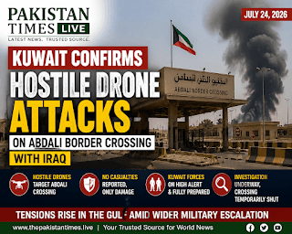 Kuwait Confirms Hostile Drone Attacks on Abdali Border Crossing With Iraq