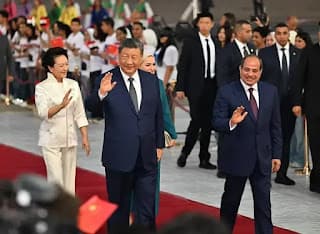 Xi Urges New Middle East Security Order, Backs Palestine on Egypt Visit
