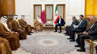 Qatar PM Meets Iran Leaders in Tehran, Urges De-escalation