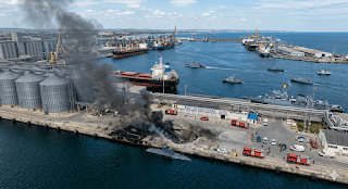 🚨Drone Explosion at Romania’s Port: Fears of Ukraine War Spreading into Eastern Europe