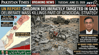 UN Inquiry Proves Israel Deliberately Targeting Palestinian Children in Gaza, Child Killings Part of Genocidal Strategy
